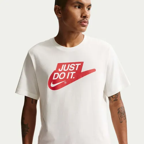 Camiseta Nike Sportswear Jdi Masculina Branco/vermelho M