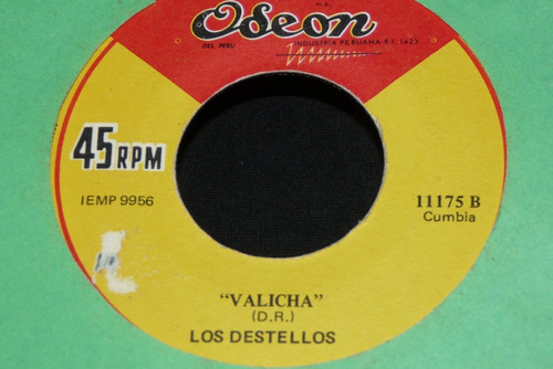 Jch- Los Destellos Valicha / Carnabal De Arequipa 45 Rpm 