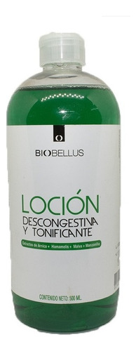  Loción Descongestiva Y Tonificante - Biobellus 500ml Tipo De Envase Botella Tipos De Piel Normal