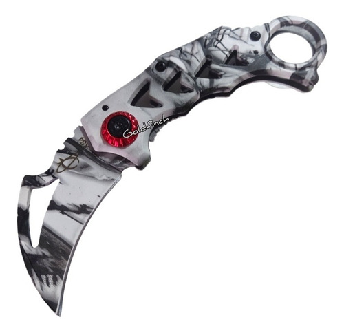 Navaja Kerambit Manual X64 Whiteworld Clip Metal Cuchillo 