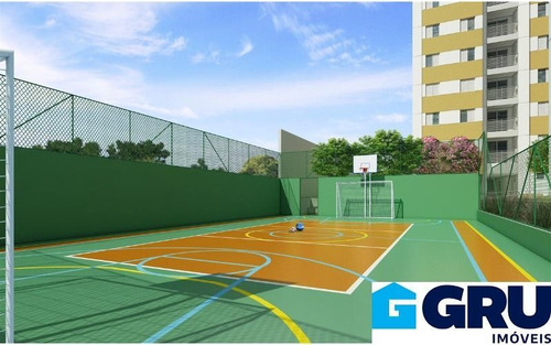 Imagem 6 de 13 de Apartamentos Em Guarulhos De 58 E 59m². 2 Dormitórios Com Suíte E Terraço Com Churrasqueira.