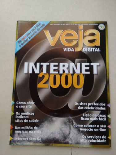 Revista Veja 16 Internet 2000 Ciência Saúde Medicina 677y