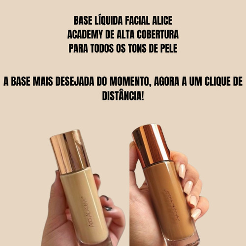 Base Alice Academy Alta Cobertura Longa Duração
