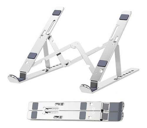 Imagen 3 de 10 de Soporte Para Notebook Tablet De Aluminio Regulable Universal
