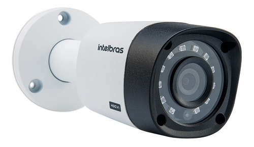 Imagem 1 de 3 de Câmera de segurança Intelbras VHD 1010 B G4 1000 com resolução de 1MP visão nocturna incluída branca