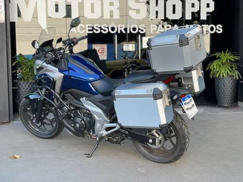 Bauletos Laterais 33l Preto + Suporte Nc 750 X 22/... Bráz