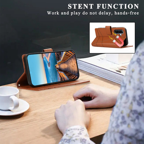 Funda Para Teléfono Samsung Galaxy A56 A36 A26 A16, Funda Tipo Bolsa Con Ranura En Forma De A