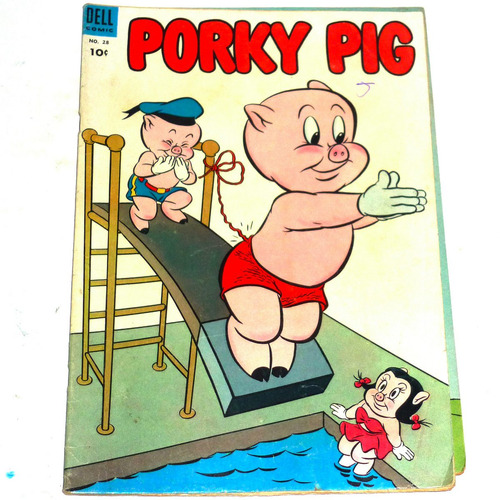 10 Revistas Porky Pig En Inglés Del 50 Editorial Dell Comic. (Usado)