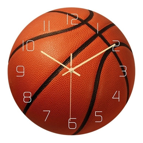 Reloj De Pared Con Balón Deportivo, Fútbol, Baloncesto, Vole