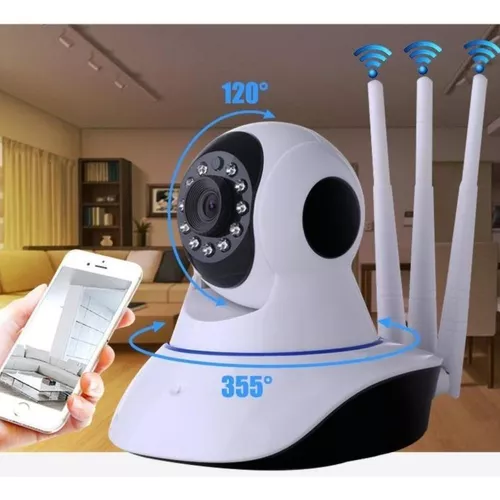 Hay una necesidad de comerciante hierro Camara Robotica Wifi 360º Vision Nocturna | Multicompras