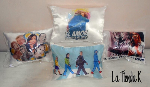 Imagen 9 de 10 de Almohadones De Relax Kirchneristas Peronistas Cristina Cfk