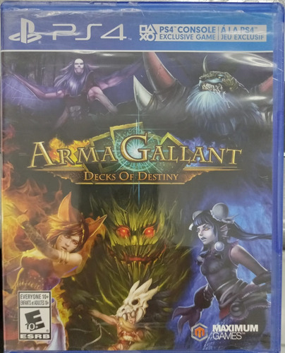 Arma Gallant Deck Of Destiny Ps4