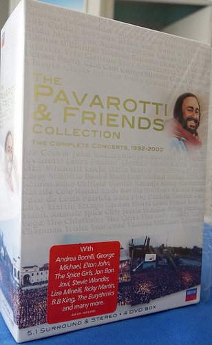 Luciano Pavarotti - Pavarotti & Friends - Colección 4 Dvd