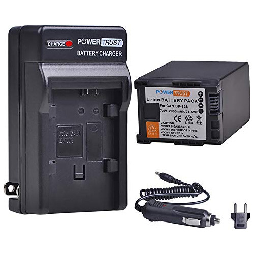 Bp 828 Battery Pack And Charger Canon Vixia Hf20 Hf21 H...