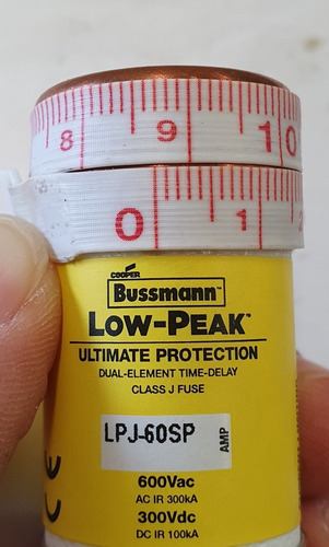 Lpj-60sp Bussmann Fusible 60a 600v