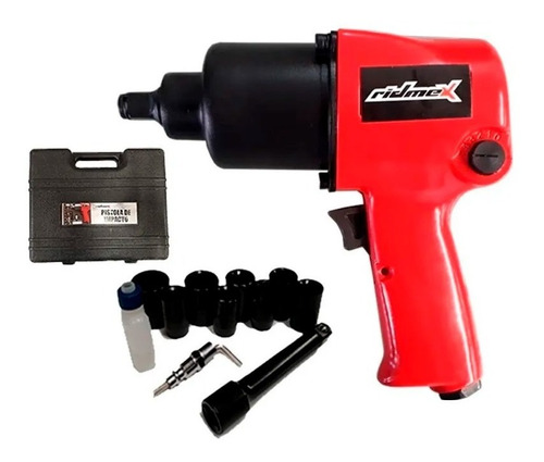 Kit Pistola De Impacto 1/2 PuLG 7000 Rpm Ridmex I11