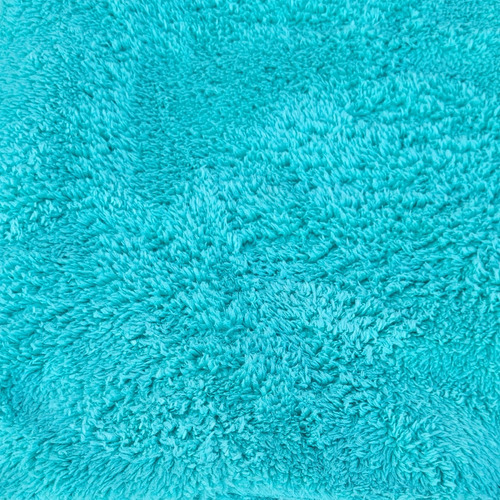 Imagen 3 de 5 de Kit 4 Paño Microfibra Premium 40x60 Limpieza Secar Detailing Color Turquesa