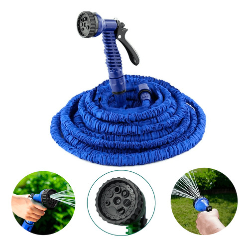 Manguera Extensible Retractil Flexible Jardín 30m Magic Hose