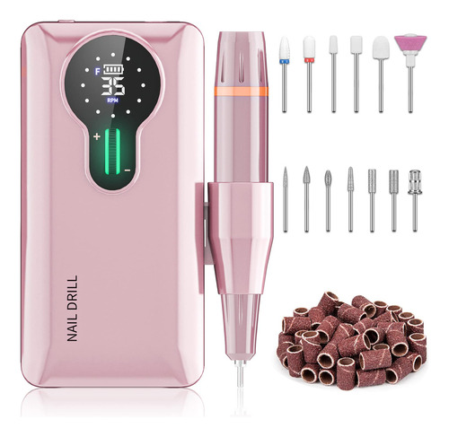Taladro De Uñas Portátil Engerwall, 35000 Rpm, Recargable, A