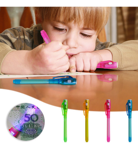 Bolígrafo De Tinta P Invisible Con Luz Luminous Light Invisi