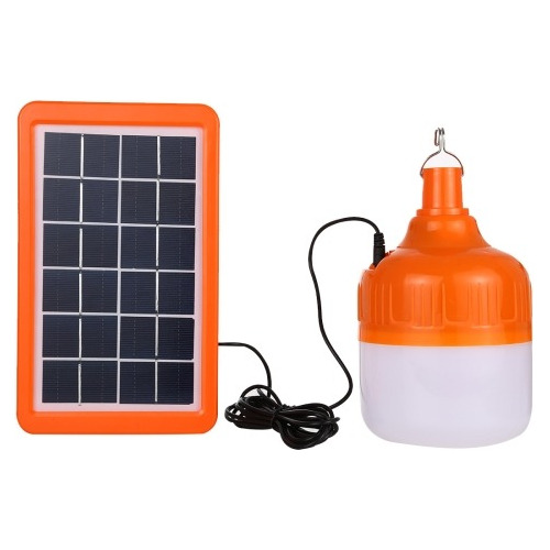 Ampolleta Solar Led De Emergencia Recargable - 80w - Camping