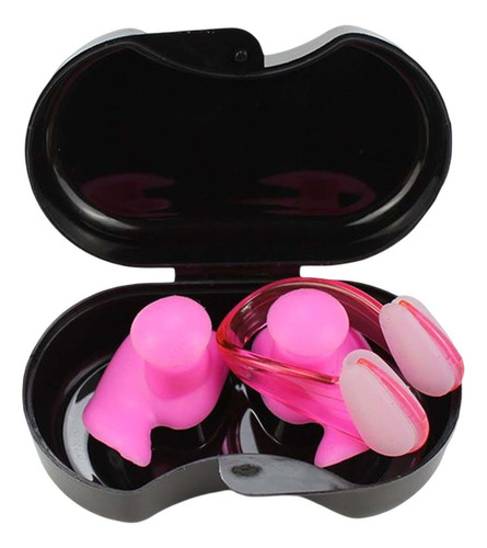 Fs 2 Juego De Tapones Para Los Oídos Para Natación, Rosa
