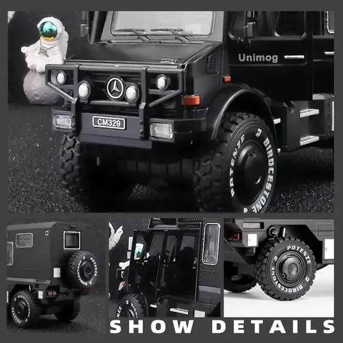 Mercedes-Benz Unimog U406 ミニカー 1000台限定 Carro De Brinquedo Off-road Mercedes-benz Unimog | MercadoLivre