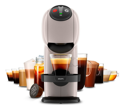 Cafetera Dolce Gusto Krups Genio S Taupe Kp240ax0 Taupe/crema
