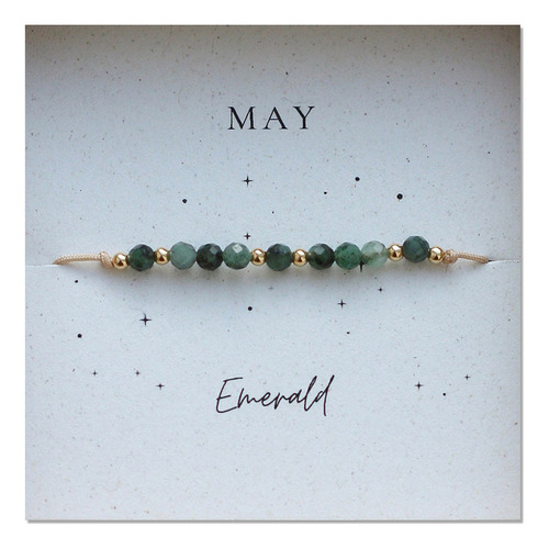 Pulsera Hecha A Mano Con Piedras Naturales Y Cuentas De Cobr