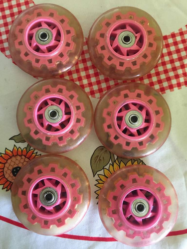 Ruedas De Monopatín De 10 Cm Con Rolinera Precio X2 Unidades