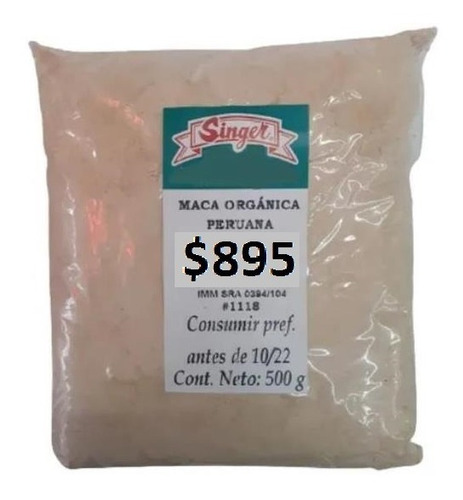 Maca Orgánica Peruana 500g