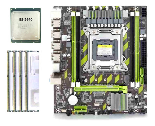 Juego De Placas Base X79 Xeon E5 2640 Cpu E5-2640 Con Lga201