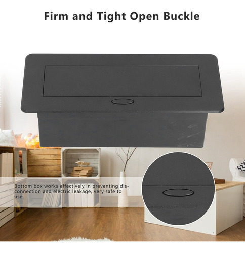 Enchufe Desplegable De Mesa, Toma De Corriente Usb Doble, Co