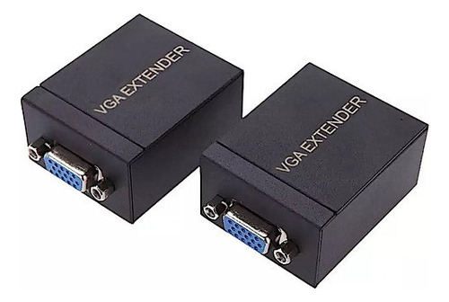 Extensión Extender Vga X Rj45 Utp Cat 5e/6 Hasta 60 Metros