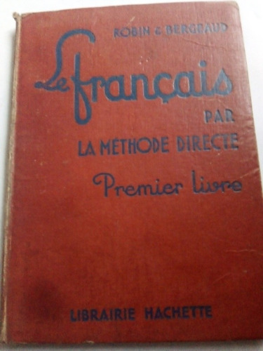 Libro Antiguo 1941 Francais Per La Méthode Directe Francés