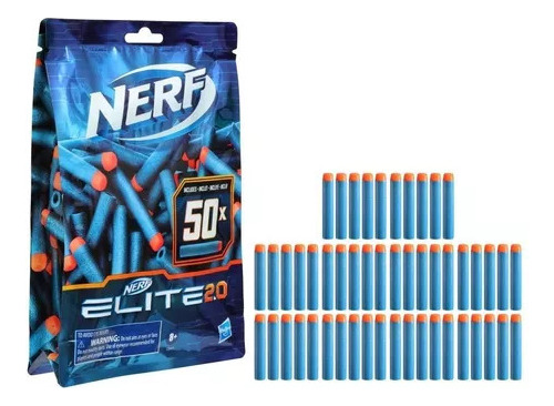 Nerf Pack 50 Dardos Elite 2.0 - Hasbro 
