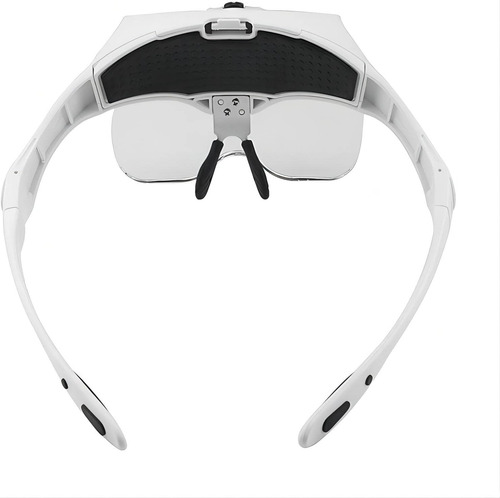Lentes Con Zoom Lupa Luz Led Profsional Ajustable 5 Monturas