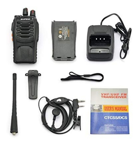 Radio Portatil Transmisor Baofeng Con Manos Libres. Tienda