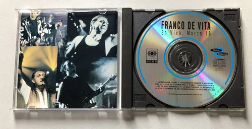 Cd Franco De Vita - En Vivo. Balada Pop (Usado)