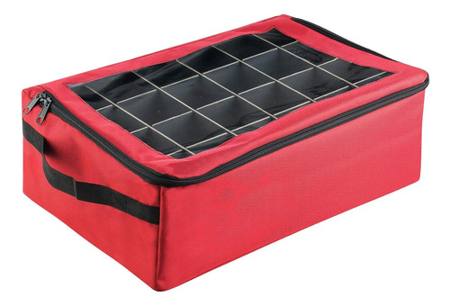 Tiny Tim Totes - Caja Organizadora De 48 Adornos Navideños