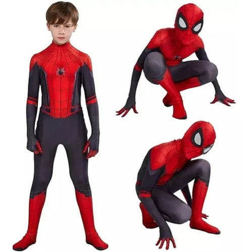 Fantasia Marvel Homem Aranha Longe Casa Mácara Spider Man 