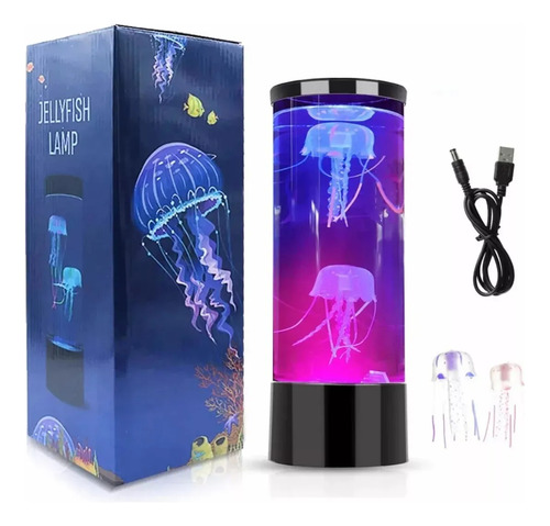 Lámpara Medusa Luz Led Decorativa 3d Estructura