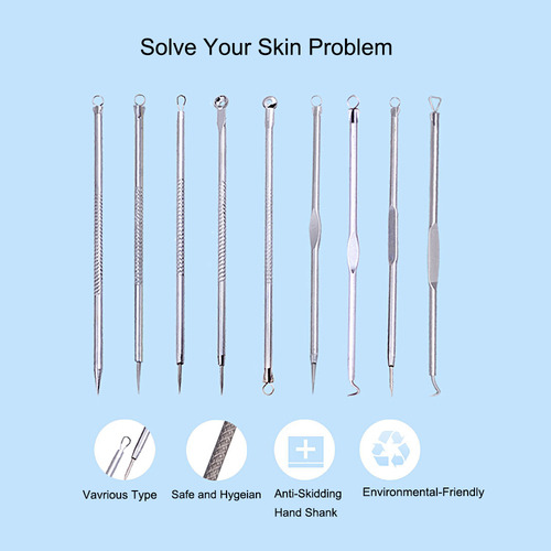 Para Kit De Herramientas Blackhead R De Acero Inoxidable -