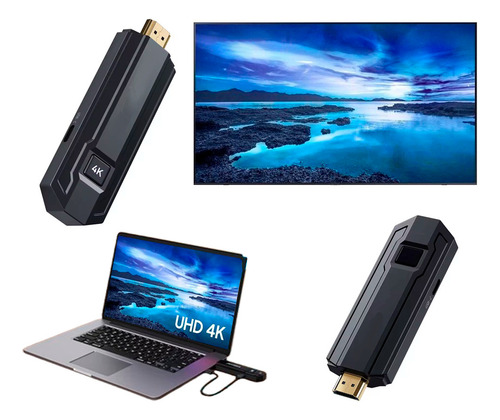 Transmissor 4k Hdmi Sem Fio Com Receptor Sem Cabo Lemorele