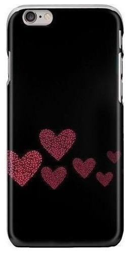 Funda Celular Corazones Amor Fondo Negro Todos Los Cel *