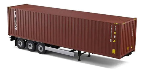 Remolque De Contenedor Escala 1:24 Solido