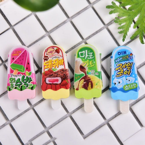 Creativo De Kawaii Paleta Goma Borrador Para Lápices Niños R