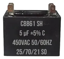 Comprar Capacitor De Marcha 5uf (mfd) Para Refrigeración Y Otros
