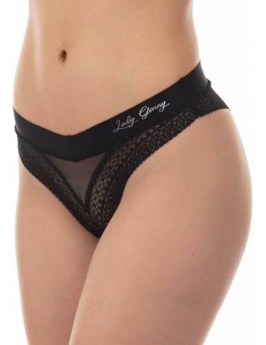 Tanga Mujer Lady Genny C-985 Encaje Y Malla