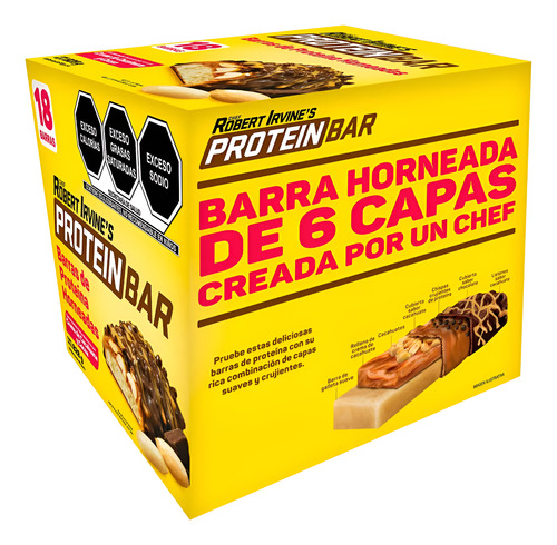 Barras De Proteína Horneadas 18 De 46g Chef Robert Irvine S
